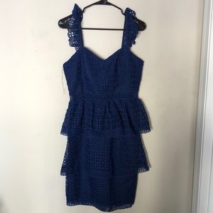 Royal blue dress